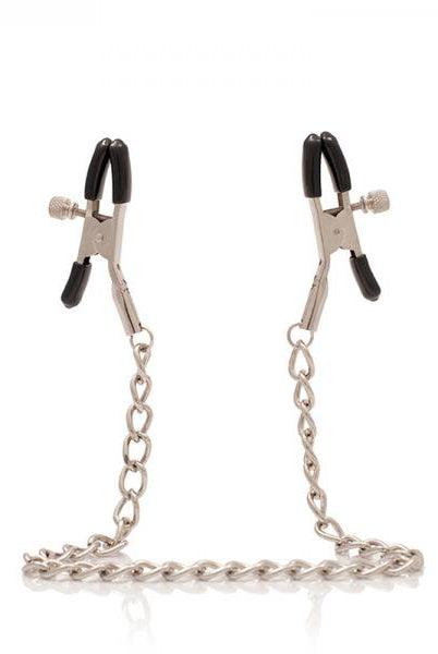 Adjustable Nipple Clamps On 14 Inches Chain - ACME Pleasure