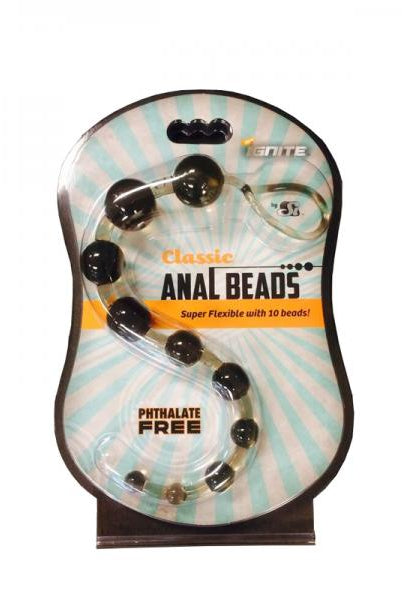 Si Classic Anal Beads (black) - ACME Pleasure