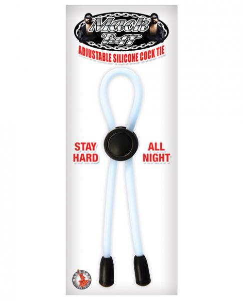 Mack Tuff Adjustable Silicone Cock Tie Clear - ACME Pleasure