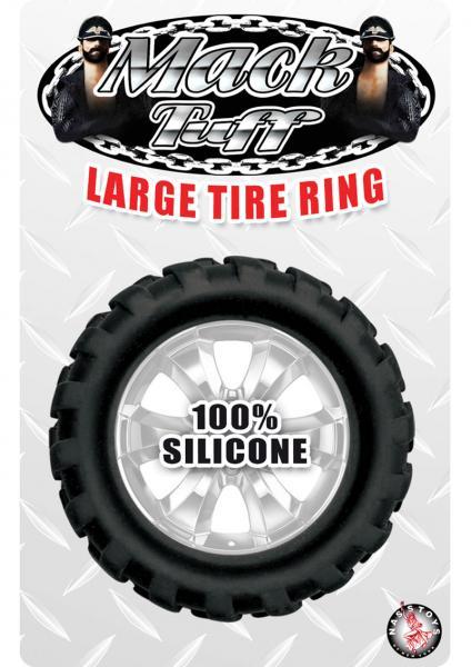 Mack Tuff Large Silicone Tire Ring Black - ACME Pleasure