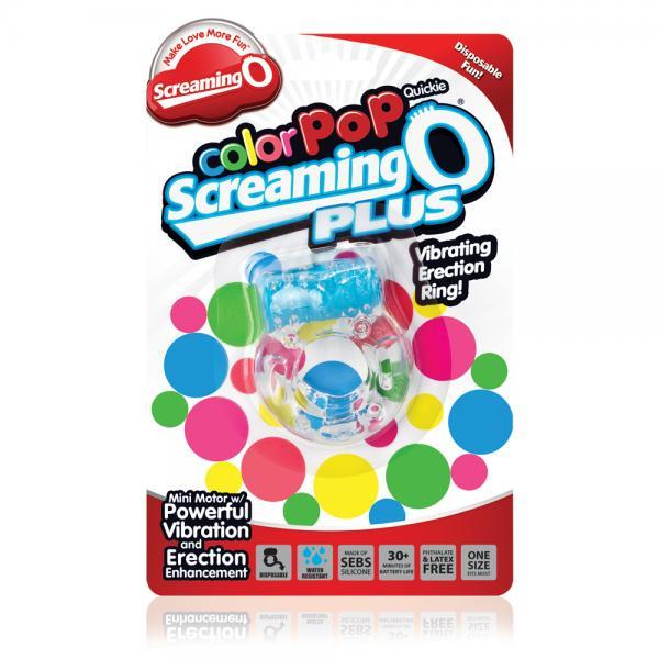 Color Pop Quickie Screaming O Plus Blue Ring - ACME Pleasure