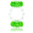 Color Pop Two O Quickie Green Vibrating Ring - ACME Pleasure