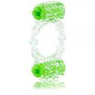 Color Pop Two O Quickie Green Vibrating Ring - ACME Pleasure