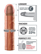 Perfect 2 Inches Extension - Beige - ACME Pleasure