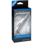 Fantasy X-Tensions Vibrating Cock Sling Clear - ACME Pleasure