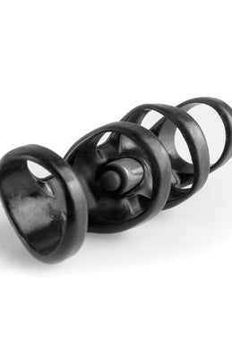 Fantasy X-Tensions Vibrating Power Cage Black - ACME Pleasure