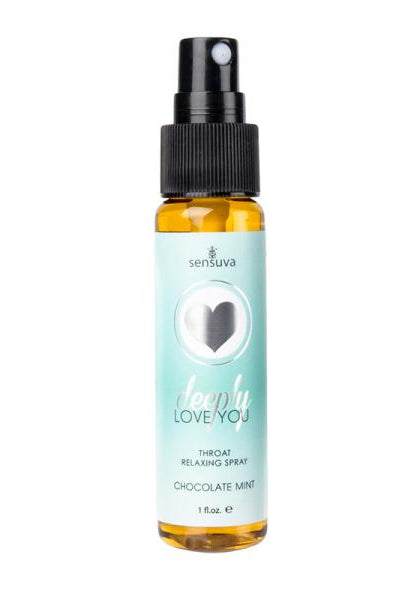 Deeply Love You Throat Relaxing Spray Chocolate Mint 1oz - ACME Pleasure