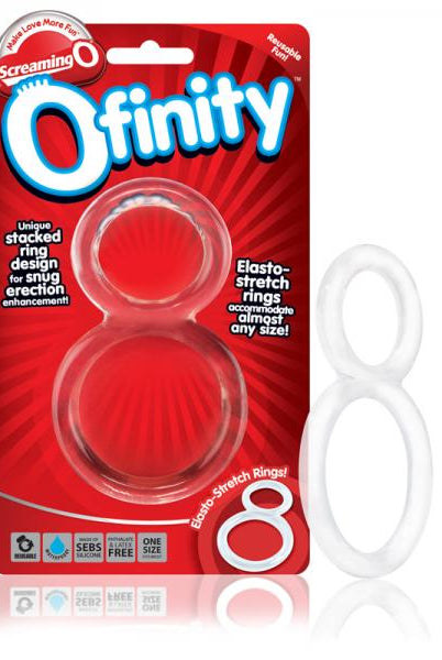Ofinity Double Erection Ring - Clear - ACME Pleasure