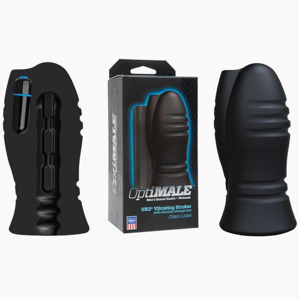 Optimale Vibrating Stroker Chain Links Black - ACME Pleasure