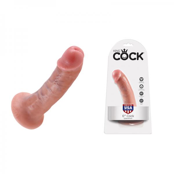 King Cock 6 Inches Dildo Beige - ACME Pleasure