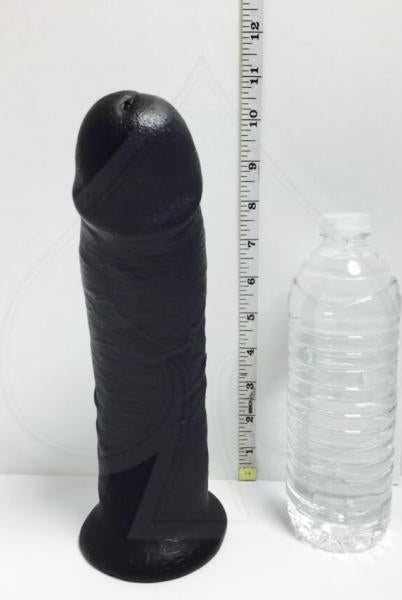 King Cock 10in Dildo - Black - ACME Pleasure