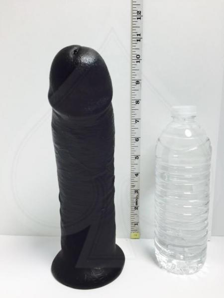 King Cock 10in Dildo - Black - ACME Pleasure