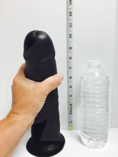 King Cock 10in Dildo - Black - ACME Pleasure