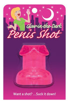 Glow In The Dark Penis Shot Glass Pink - ACME Pleasure