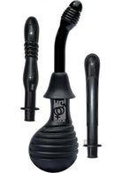 The Big Douche W/3 Unique Attachments Black - ACME Pleasure