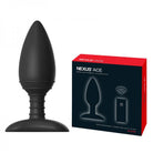 Nexus Ace Remote Control Medium Butt Plug Black - ACME Pleasure