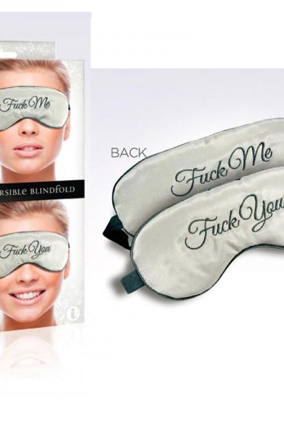 F-ck Me / F-ck You Mask Blindfold Gray - ACME Pleasure