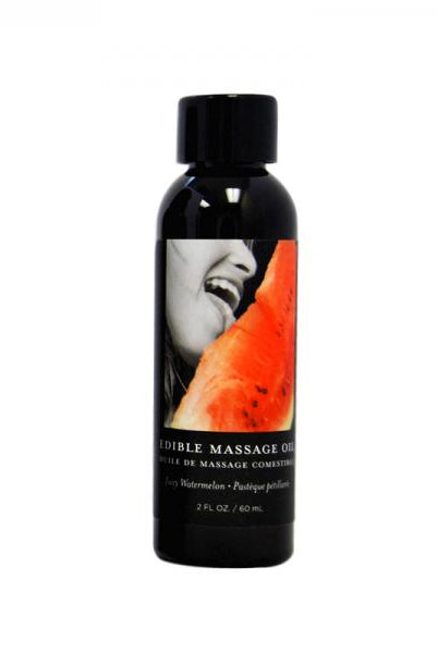 Earthly Body Edible Massage Oil Watermelon 2oz - ACME Pleasure