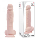 Adam's True Feel Cock Suction Cup Beige Dildo - ACME Pleasure