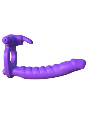 Fantasy C-Ringz Silicone Double Penetrator Rabbit - ACME Pleasure