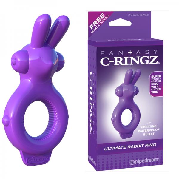 Fantasy C-Ringz Rabbit Ring Purple Vibrator - ACME Pleasure