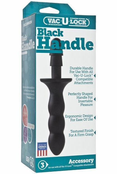 Vac-U-Lock Black Handle - ACME Pleasure