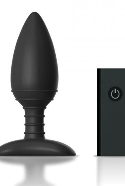 Nexus Ace Remote Control Large Butt Plug Black - ACME Pleasure