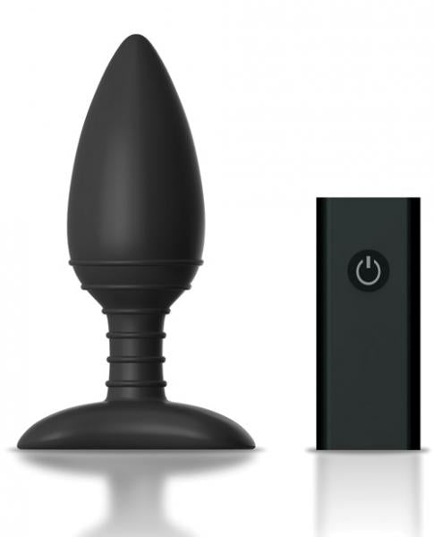 Nexus Ace Remote Control Large Butt Plug Black - ACME Pleasure