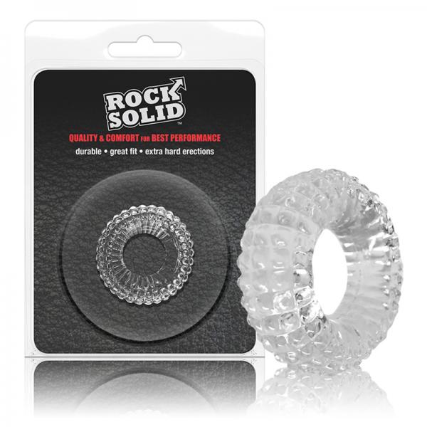 Rock Solid Radial Clear C Ring In A Clamshell - ACME Pleasure