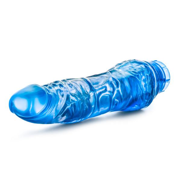 B Yours Vibe 7 Blue Vibrating Dildo - ACME Pleasure