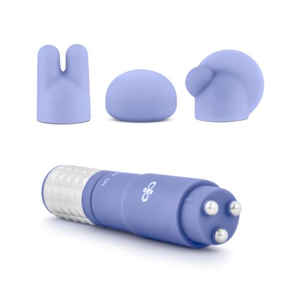 Revitalize Massage Kit with 3 Silicone Attachments Purple - ACME Pleasure