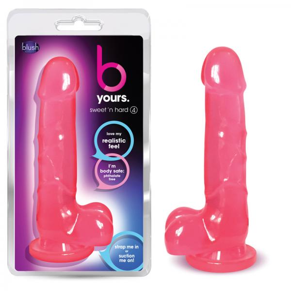 B Yours Sweet N Hard 4 Pink Dildo - ACME Pleasure