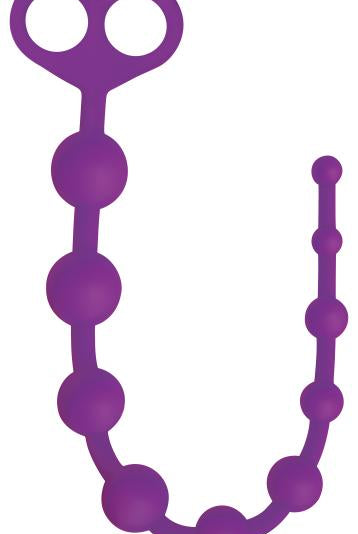Gossip Perfect 10 Silicone Anal Beads Violet - ACME Pleasure
