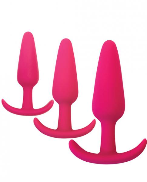 Gossip Rump Rockers 3 Piece Anal Training Set Pink - ACME Pleasure