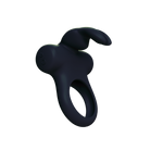 Frisky Bunny Vibrating Ring Black - ACME Pleasure