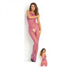 Quarter Crochet Net Bodystocking Purple O/S - ACME Pleasure