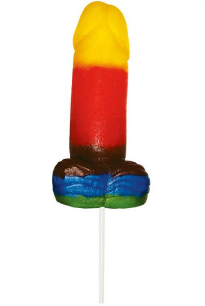 Sweet & Sour Jumbo Rainbow Gummy Cock Pop - ACME Pleasure