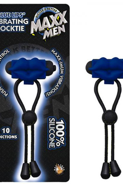 Maxx Men Blue Lips Vibrating Cocktie Blue - ACME Pleasure