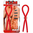 Ram Squeezer Red Cock Ring - ACME Pleasure