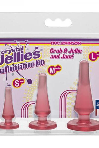 Crystal Jellies Anal Initiation Kit Pink - ACME Pleasure