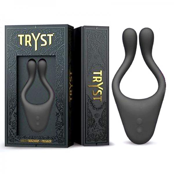 Tryst Black Multi-Erogenous Massager - ACME Pleasure