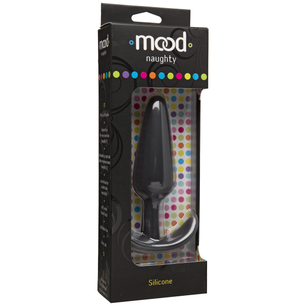 Mood Naughty 1 X-Large Black Butt Plug - ACME Pleasure