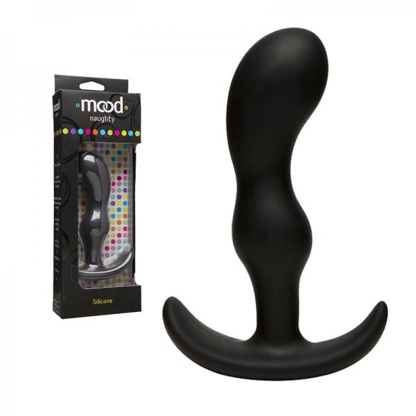 Mood Naughty 2 X-Large Black P-Spot Plug - ACME Pleasure