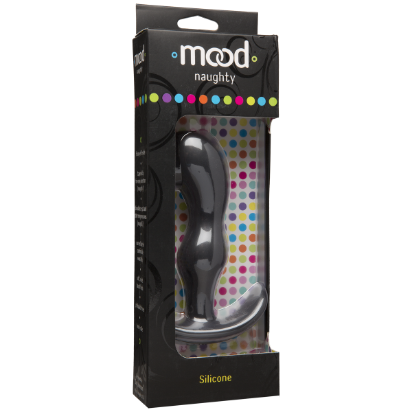 Mood Naughty 2 X-Large Black P-Spot Plug - ACME Pleasure