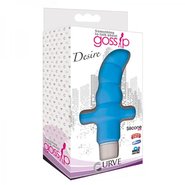 Gossip Desire 3 Speed 4 Function Silicone Vibe Blue - ACME Pleasure