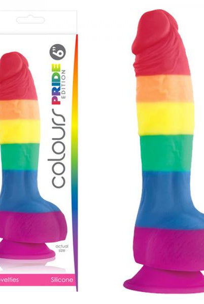 Colours Pride Edition 6 inches Dong Rainbow - ACME Pleasure
