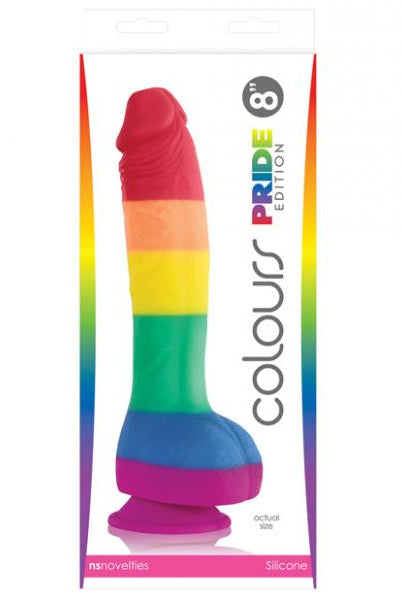Colours Pride Edition 8 inches Dong Rainbow - ACME Pleasure
