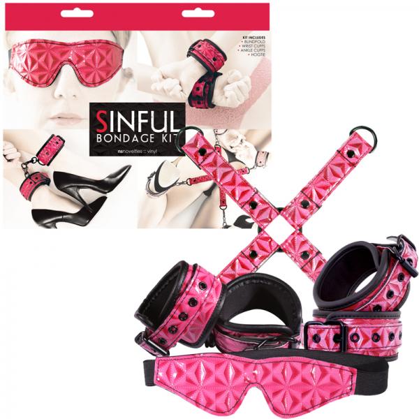Sinful Bondage Kit Pink - ACME Pleasure