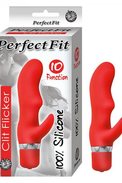 Perfection Fit Clit Flicker Red Vibrator - ACME Pleasure