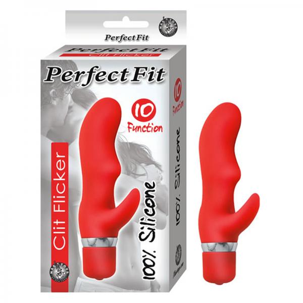 Perfection Fit Clit Flicker Red Vibrator - ACME Pleasure